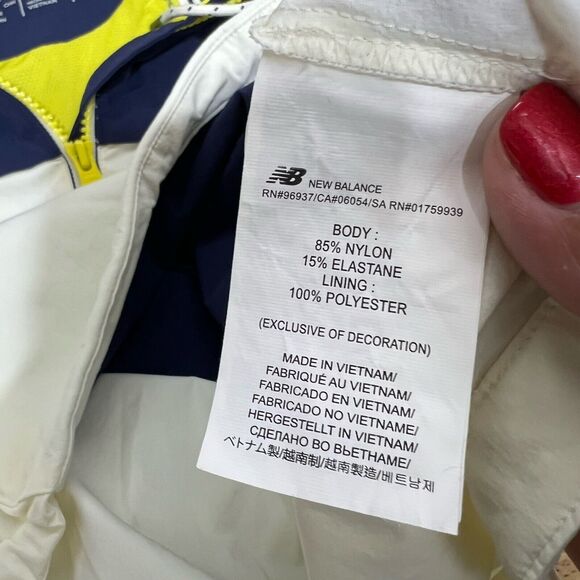 New Balance x J Crew Essential Windbreaker Jacket Hoodie 1/2 Zip Women’s S - Picture 5 of 9